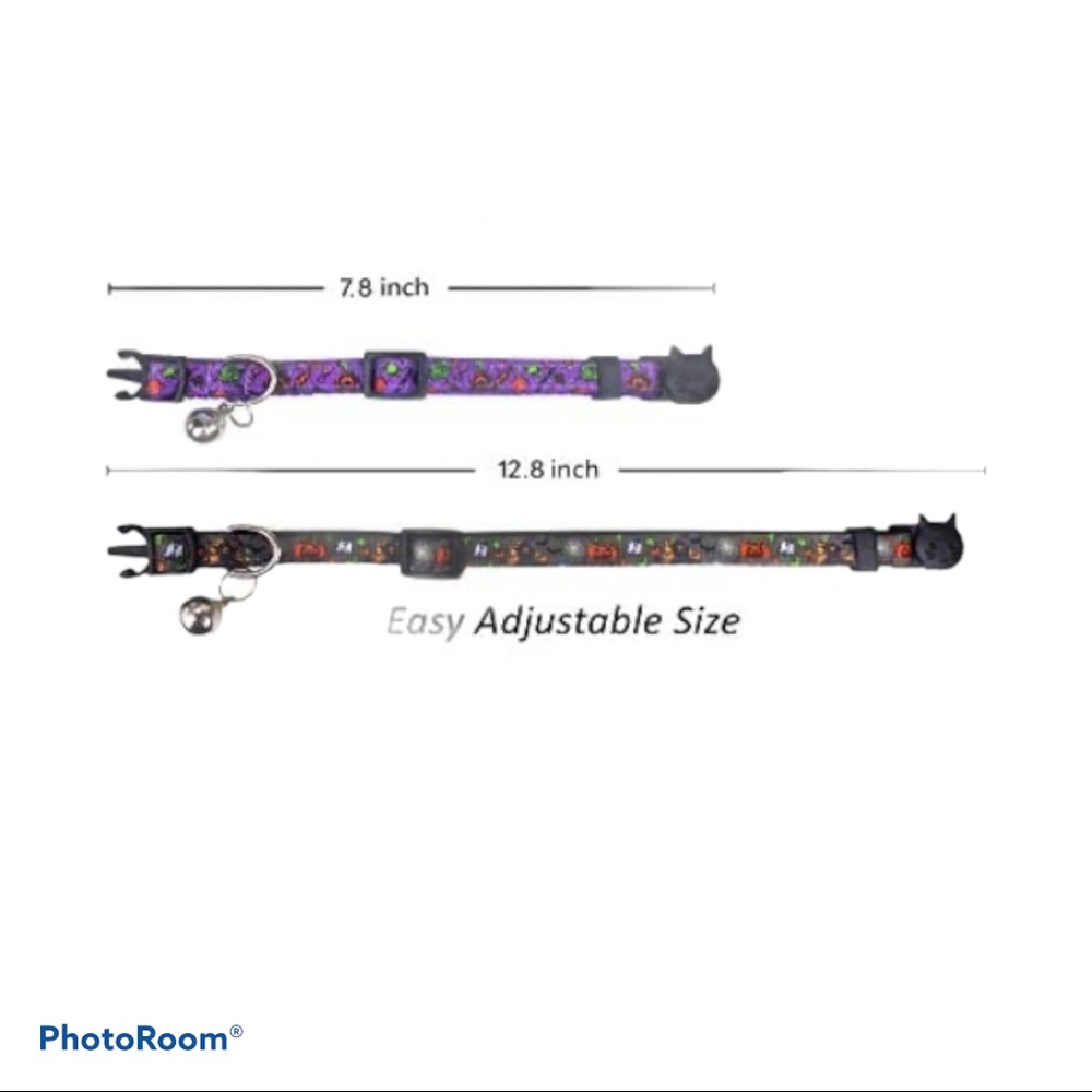 🎃 New! Cute Halloween Cat Collars - Picture 4 of 4
